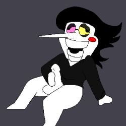 animated bodily_fluids business_man business_suit cum deltarune ejaculation genital_fluids genitals humanoid loop male male/male masturbation penis puppet silly_face smokin-chip solo spamton_g._spamton spamton_g_spamton undertale_(series)