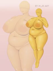 1girls female fine_art_parody huge_breasts m_jr_art nipples nude plump public_domain puffy_nipples solo statue thick_thighs venus_of_willendorf voluptuous