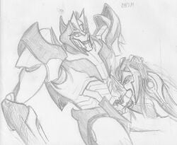 blowjob female female_focus female_only korblborp megatronus sketch solus_prime