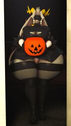 big_breasts breasts cleavage fcrowd female furry halloween huge_breasts nonarycubed pseudoregalia sybil_(pseudoregalia) tagme thick_thighs wide_hips yorha_2b_(cosplay)