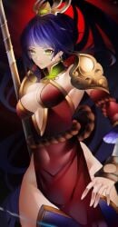 1female 1girl 1girls 1woman blue_hair blue_hair_female ear_piercing ear_piercings ear_ring ear_rings earring earrings female green_eyes green_eyes_female hi_res high_res high_resolution highres league_of_legends light_skin light_skinned_female lunar_new_year lunar_revel_series nidalee ponytail ponytail_female riot_games skimpy skimpy_clothes tribal_markings tribal_tattoo tribal_tattoos warring_kingdoms warring_kingdoms_nidalee zoru_art