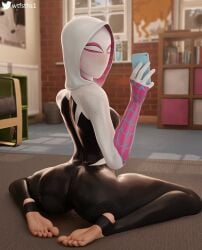 1girls 3d breasts chest curvaceous curvy curvy_figure dat_ass feet female foot_fetish ghost-spider gwen_stacy gwen_stacy_(spider-verse) hero heroine hips hourglass_figure legs light-skinned_female light_skin marvel marvel_comics slim_waist soles spider-gwen spider-gwen_(spider-verse) spider-man:_across_the_spider-verse spider-man_(series) superhero superheroine thick thick_hips thick_legs thick_thighs thighs voluptuous waist wide_hips wtfsths