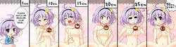 1girls ahe_gao blush chibi clenched_teeth closed_eyes empty_eyes endured_face female flat_chest foaming_at_the_mouth hard_translated high_resolution insertion large_insertion long_image masara nipples nude open_mouth penis_reaction_chart purple_eyes purple_hair ruler satori_komeiji sex solo spread_legs tear touhou translated wide_image