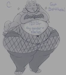 bbw big_breasts breasts female furry huge_breasts kibblesyourbits overweight thick_thighs wide_hips