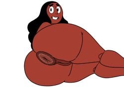 animated blackmorty_(artist) cartoon_network connie_maheswaran presenting presenting_anus presenting_ass steven_universe