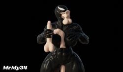 abs big_thighs black_body boobjob deep_penetration deepthroat female female_venom handjob marvel marvel_comics massive_breasts ripped she-venom shredded_muscles symbiote venom_(marvel)