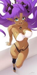 breasts crossover fate/grand_order fate_(series) female female_only ishtar_(fate)_(cosplay) purple_hair revenantart shantae shantae_(character) solo tagme