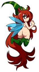 1girls ass betilla_(rayman) female niyuyu nude nymph_(rayman) rayman_(series) shantae style_parody tagme