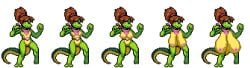 animated anthro doctorneblina female mona_lisa_(tmnt) reptile scalie solo