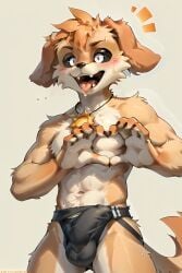 ai_generated anthro anthro_on_anthro anthro_only canine canine critters_(poppy_playtime) dogday dogday_(poppy_playtime) doggy domestic_dog furry_only no_humans orange_fur orange_skin poppy_playtime poppy_playtime_(chapter_3) sex smiling_critters tagme