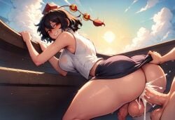 (shlongmaster500) 1boy 1futa 1girls ai ai_assisted ai_generated anal anal_orgasm anal_sex anime anime_style ass ass_focus athletic_futanari balls big_ass big_breasts big_penis bird_humanoid blue_dress blue_eyes blue_hair breasts cock cum cum_in_ass dick dominant_male ejaculation faceless_male fat_ass female from_behind futa_cock futa_penetrated futanari futasub hakurei_reimu huge_cock human hung hung_bottom hung_futanari juicy_butt light-skinned_male light_skin light_skinned_futanari male male_on_futa male_on_top male_penetrated male_penetrating_female male_sub malesub naked naked_female naked_male nice_ass partially_clothed penis red_eyes red_hair semen semen_in_anus sex shameimaru_aya skirt straight straight_sex submissive submissive_futa tengu thick thick_ass thick_thighs thighs touhou veins veiny veiny_penis voluptuous voluptuous_futanari wide_hips