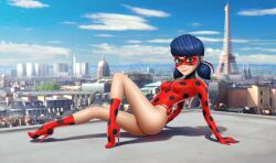 1female 1girls 2d 2d_(artwork) big_breasts blue_eyes blue_hair drew_gardner eye_mask female female_only high_heel_boots high_heels highleg highleg_leotard ladybug_(character) legs leotard looking_at_viewer marinette_dupain-cheng mask miraculous:_tales_of_ladybug_and_cat_noir miraculous_ladybug petite petite_body petite_female petite_girl pigtails pose posing red_clothing red_skinsuit revealing revealing_clothes revealing_outfit revealing_swimsuit solo solo_female superheroine thighs tiny tiny_female tiny_waist