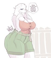 1female 1girls 2d ass big_ass big_breasts breasts color cumbread english english_text female female_only mature mature_body mature_figure mature_woman milf mommy_kink older_female solo solo_female talking talking_to_viewer text thick thick_ass thick_thighs thighs toriel undertale undertale_(series) voluptuous voluptuous_female wholesome wide_hips