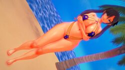 3d 3d_(artwork) bikini breasts codeyumi genshin_impact mona_(genshin_impact) thick_thighs