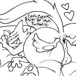 ass ass balls big_ass big_butt disembodied_hand disembodied_hands femboy furry ghost_hands heart heart male male_only monochrome sketch smug snappy_snaz spreading_ass text