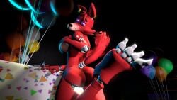 3d_(artwork) 4_toes animatronic anthro ass barefoot digital_media_(artwork) feet female five_nights_at_freddy's five_nights_at_freddy's_2 foot_focus foot_ninja15 foxy_(fnaf) hi_res machine nude robot scottgames solo source_filmmaker toes