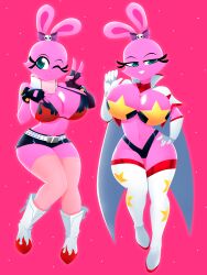 1girls 2023 2023s anthro belly_button big_breasts big_hips blue_eyes bright_colors colored colorful cosplay dakimakura eyebrows eyelashes female female_focus female_only furry furry_female grown_up hot_pink_background huge_breasts laying_down navel one_eye_closed pink_body pink_fur rabbit rabbit_ears rabbit_girl shiny_background simple_background smile solo solo_female solo_focus space_yoko standing tengen_toppa_gurren_lagann thick_thighs thighs v_sign wide_hips xan-gelx(xan) yin_(yin_yang_yo!) yin_yang_yo! yoko_littner yoko_littner_(cosplay)