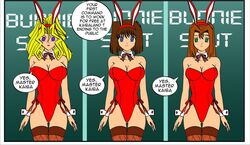 female female_only human kawai_shizuka kujaku_mai mai_valentine mazaki_anzu multiple_females serenity_wheeler tea_gardner yu-gi-oh!