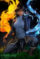 1girls avatar_legends clothed female female_focus fire korra marikoneko marikoneko0 nickelodeon the_avatar the_legend_of_korra water water_tribe