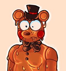 five_nights_at_freddy's funny joke male_only oiled_up picklezz toy_freddy_(fnaf)