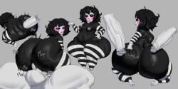 big_breasts five_nights_at_freddy's five_nights_at_freddy's_2 marionette_(fnaf) motylek puppet_(fnaf) puppet_(thepuppetlover) sex shortstack thick_thighs wide_hips