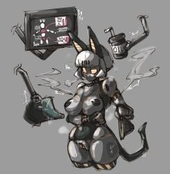 bayonetto blush female heart nude nude_female robo-fortune robot robot_girl skullgirls video_games