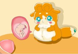 2boys cum_on_face himitsu_no_cocotama penis pregnant pregnant_belly