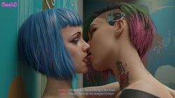 2futas 3d 3d_(artwork) 4k areolae balls ballsack big_penis blender blue_hair breasts caption closed_eyes cock comic comic_page completely_nude cybernetics cyberpunk cyberpunk_2077 dickgirl english_text eros3d evelyn_parker freckles french_kiss french_kissing futa_on_futa futadom futanari green_hair hi_res huge_balls huge_cock human humanoid hung_futanari judy's_joytoy judy_alvarez kissing light-skinned_futanari light_skin massive_penis medium_breasts medium_hair naked necklace nipples nude nude_futanari pale_skin passionate penis penis_to_the_knees pink_hair pubic_hair sagging_balls saliva saliva_on_tongue saliva_string self_upload small_breasts tattoo tattoos testicles v_(cyberpunk_2077) valerie_(cyberpunk_2077) veiny veiny_penis