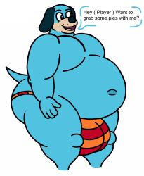 bara belly bulge canine daddy disney fat flippy_doggenbottom male speedo toon toontown toontown_online