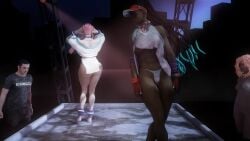 3d alternate_costume alternate_hairstyle animated barefoot big_feet bikini dancing dark-skinned_female kimberly_jackson long_toes manon_legrand sound stirrup_legwear street_fighter street_fighter_6 tagme video virtamate visor