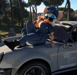 rouge the bat from porsche by kabalmystic