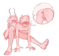 2boys buttplug cuntboy cuntboy/male gay homestuck intersex kurloz_makara male mituna_captor pussy tagme text yaoi