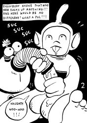 comic comics cum cumshot male_only non-human nsfw sperm teletubbies teletubbies-parody tijuana-bible toony