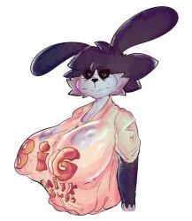 big_breasts breasts clothes faker_(springhell) female female_only furry furry_breasts furry_female furry_oc furry_only oc original_character solo solo_female springhell sussyrock