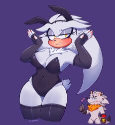 bunny_ears bunnysuit sega silver_the_hedgehog silveroppai sonic_(series) sonic_the_hedgehog_(series) tagme venice_the_mink