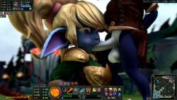 3d animated big_breasts big_penis blonde_hair blowjob blowjob_face booter cat_eyes cheek_bulge clothed cum_on_face forced funfm league_of_legends oral oral_penetration oral_sex poppy purple_eyes rumble_(lol) sfm shortstack sound tagme twintails video yordle