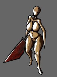 1girls barefoot breasts completely_nude completely_nude_female faceless female female_only full_body holding holding_knife knife naked naked_female nanodude78 nightmare_waifu nude nude_female pussy solo solo_female specimen_5 spooky's_house_of_jump_scares