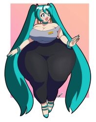 1girls ass big_ass big_lips bimbo bimbo_lips blue_hair bottom_heavy cleavage fat_ass female female_focus female_only fully_clothed hatsune_miku huge_ass huge_lips huge_thighs hyper hyper_ass hyper_hips lips lipstick massive_ass massive_thighs round_ass solo thick_ass thick_lips thick_thighs thighs_bigger_than_head twintails unknownrez vocaloid wide_hips