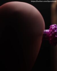 3d anal anal_vore animated ass big_ass big_breasts bouncing_breasts breasts dildo giantess hotel_transylvania mavis_dracula miniguy sound sprankeez tagme tied_to_dildo tied_up video vore