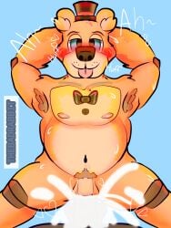 bear bowtie cum_in_ass cum_inside cumming cumming_inside digital_drawing_(artwork) fat five_nights_at_freddy's five_nights_at_freddy's_2 fnaf gay gay_male gay_sex hat huge_cock huge_cumshot scott_cawthon tagme_(artist) toy_freddy toy_freddy_(fnaf) withered_freddy