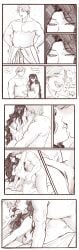 1boy1girl asian asian_female canon_genderswap comic demon_girl demon_slayer doggy_style flirting genderswap_(mtf) husband_and_wife ijessbest kimetsu_no_yaiba kissing kissing_while_penetrated male/female married_couple muzan_kibutsuji prone_bone rule_63 straight