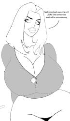 anonsmall big_breasts big_butt big_lips breasts character_name curvaceous curvy_figure foreskin huge_breasts milf mommy_amanda mommy_kink original_character plump_lips small_penis small_penis_adoration small_penis_big_foreskin straight_hair voluptuous voluptuous_female