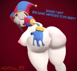 pomni (the amazing digital circus) from glitch productions by gattus 03