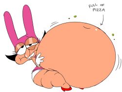 1girls belly_bigger_than_body belly_bigger_than_head belly_button female female_only giant_belly heels huge_belly large_belly navel noisette_(pizza_tower) pizza_tower red_heels sitting spaghettiz stuffing weight_gain