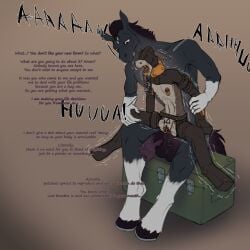 abuse anthro asinus bondage bound collar donkey duo equid equine female forced gag hi_res hood horse hybrid leather male male/female mammal mule rape restrains shaking shivering size_difference unknown_artist