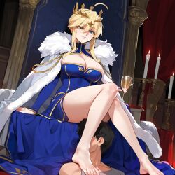 artoria pendragon from fate (series) by geosan