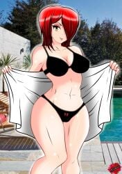 bikini female looking_at_viewer nomus_hl parasoul skullgirls video_games