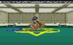 big_ass big_breasts blonde_hair commission cum_in_pussy defeated defeated_heroine doggy_style doggy_style_position held_down megami_tensei_ii pixel_animation robe_only shin_megami_tensei tagme theevilfallenone tokyo_tower's_witch video