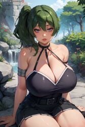 1girls ai_generated anime_style arm_strap armlet artist_name asian asian_female ass background bangs bare_thighs belly belly_button belt big_ass big_breasts big_butt big_hips big_thighs black_choker black_dress blush breast_focus breasts breasts_bigger_than_head child_bearing_hips choker cleavage closed_mouth clothing collarbone curvaceous curvy_body curvy_female curvy_figure curvy_hips dark_eyes dark_green_hair dark_hair edit edited edited_art eyes facing_viewer female female_only fit_female front_view full_body fully_clothed giant_breasts gigantic_ass gigantic_breasts gigantic_butt gigantic_thighs green_hair hair hair_between_eyes halter_dress hips hourglass_figure huge_breasts huge_thighs inviting japanese_female kladen kladenart large_ass large_breasts large_butt large_thighs leggings light-skinned_female light_skin lipstick long_hair looking_at_viewer mature_woman medium_hair milf mole moles mommy nipples_visible_through_clothing no_bra no_sex no_underwear outdoors pale-skinned_female pale_skin panties parted_lips pinup ponytail pov presenting presenting_breasts puffy_lips purple purple_eyes red_lipstick revealing revealing_clothes revealing_outfit sagging_breasts seductive_look seductive_smile shiny_skin short_dress shy side sitting skimpy skimpy_clothes skimpy_outfit skin_tight skindentation skirt sky sleeveless smile solo solo_female solo_focus sousou_no_frieren stable_diffusion stomach thick thick_ass thick_hips thick_thighs thigh_strap tight_clothes tight_clothing tight_fit toned_female top_heavy top_heavy_breasts ubel_(sousou_no_frieren) uniform voluptuous voluptuous_female voluptuous_teen watermark wide_ass wide_hips wide_thighs wife