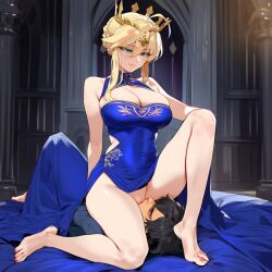 artoria pendragon from fate (series) by geosan